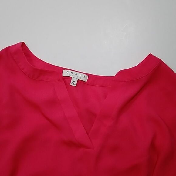 CHAUS NEW YORK PLUS SIZE 3X WOMEN'S BLOUSE - Picture 4 of 10